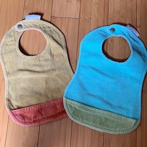 Sugar Booger corduroy bibs (set of 2) NWOT